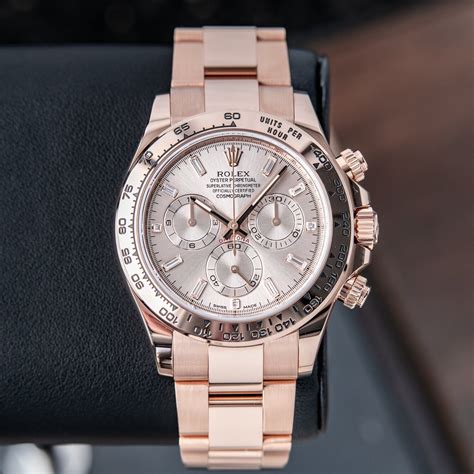 rolex daytona rose gold case black dial black leather|Rolex daytona platinum reference.